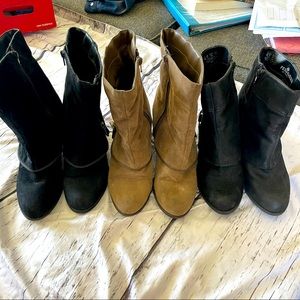 Fergalicious Bootie Lot, super cute cuff booties (makes feet look smaller😁)